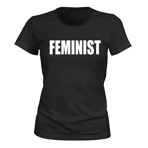 Feminist - T-SHIRT - DAME sort XL