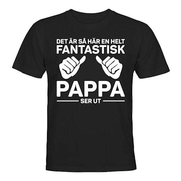 Fantastisk Pappa - T-SHIRT - HERR Svart - 5XL