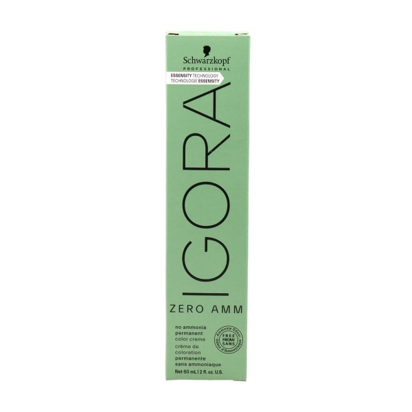 Permanent farve Schwarzkopf Igora Zero Amm Nº 6-6 mørk blond chokolade