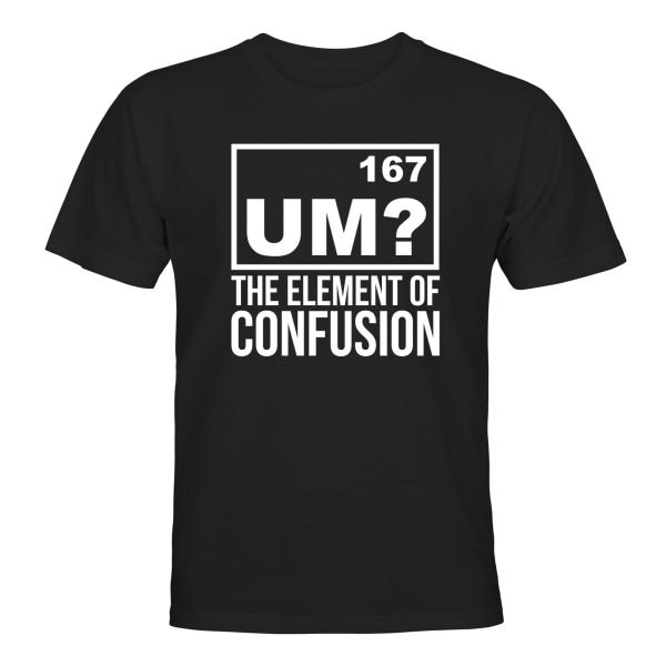 The Element Of Confusion - T-SHIRT - HERR Svart - 2XL