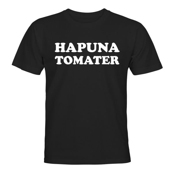 Hapuna Tomater - T-SHIRT - UNISEX Svart - S