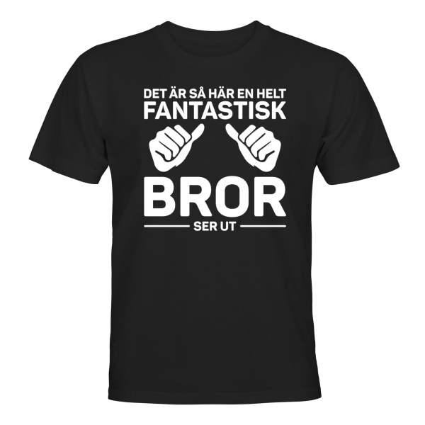 Fantastisk Brother - T-SHIRT - UNISEX Svart - 3XL