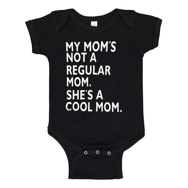 Cool Mom - Baby Body svart Svart - 12 månader