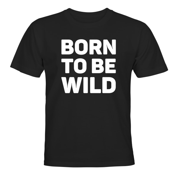 Born To Be Wild - T-SHIRT - BARN svart Svart - 142 / 152