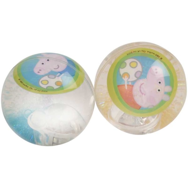 PEPPA PIG LIGHT UP GLITTERKUGLE 2stk