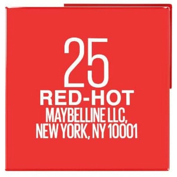shimmer leppestift Maybelline Superstay Vinyl Link 25-rødglødende