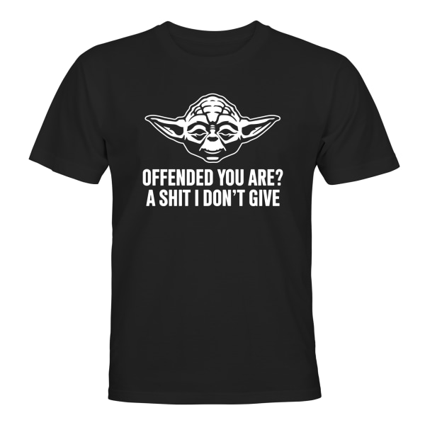 Yoda Offended You Are - T-SHIRT - HERR Svart - M