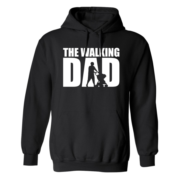 The Walking Dad - Hoodie / Tröja - HERR Svart - 5XL