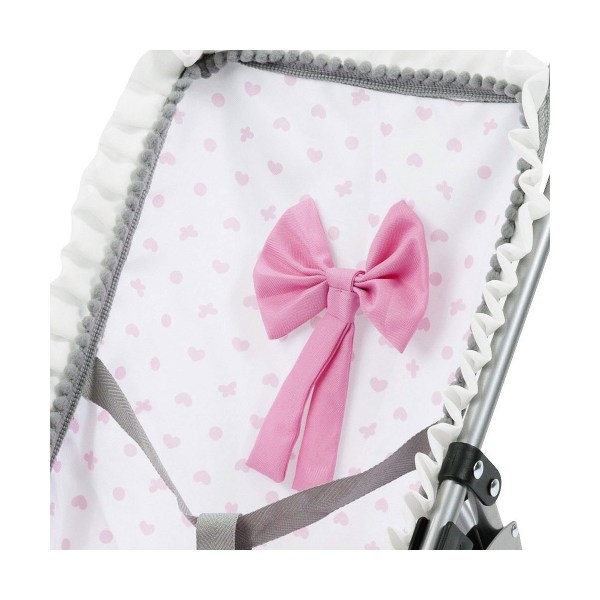 Barnestol for dukker Reig Pink Paraply White Pea