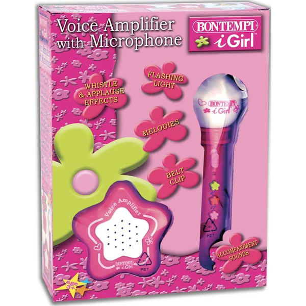 BONTEMPI VOICE AMPLIFIER OG MIKROFON - I GIRL