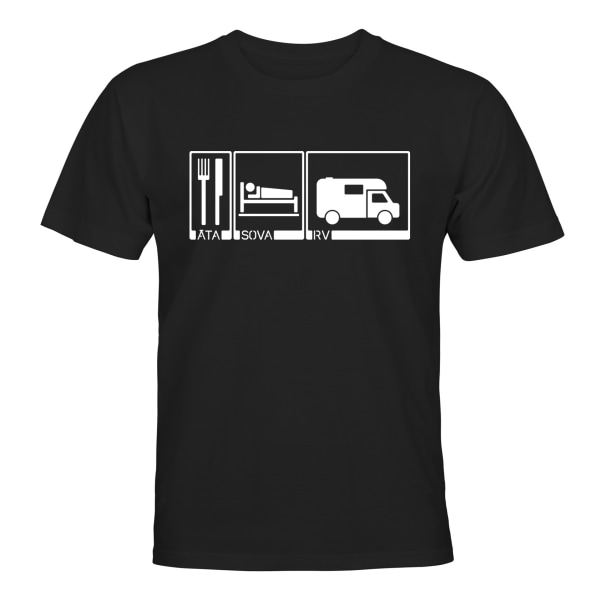 Spis Sleep RV - T-SHIRT - UNISEX Svart - 3XL