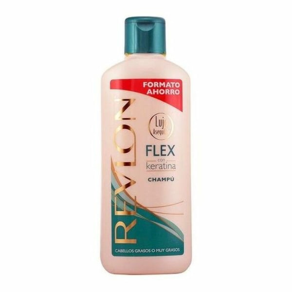 Anti-fett schampo Flex Keratin Revlon Flex Keratin 650 ml