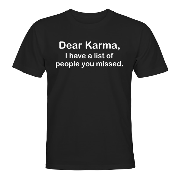 Kjære Karma - T-SHIRT - HERRE Svart - L