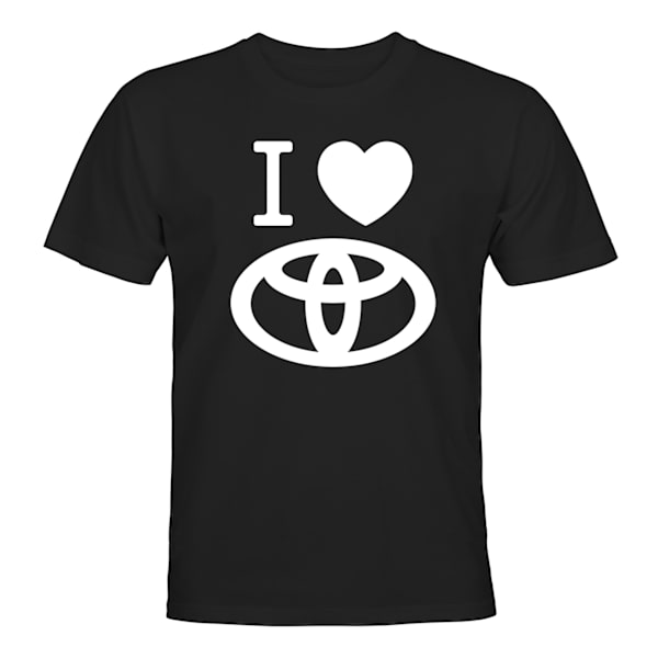Toyota - T-PAITA - UNISEX Svart - 5XL
