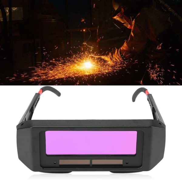 Svetsglasögon, Svetsmask Sol Automatisk Mörkläggning Svetsning Automatisk Ögonskydd Glasögon Säkerhetslinser