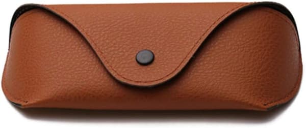 2 st bärbara glasögonfodral (bruna) brown