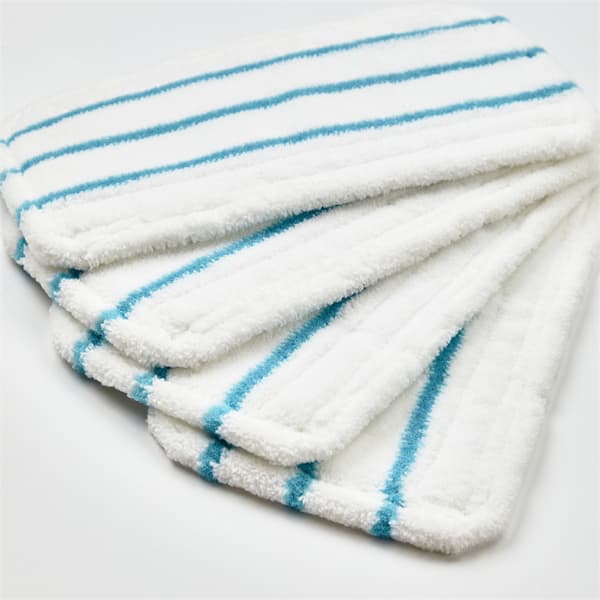 Vaskbare mikrofiber dampmoppputer, 6 stk. reservedeler rengjøring moppputer for dampmopprenser