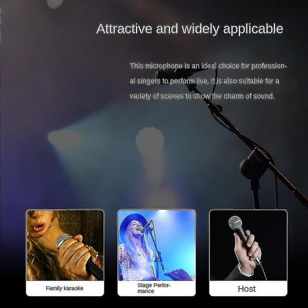 Vocal Dynamic Wired Mikrofon (med Bryter)