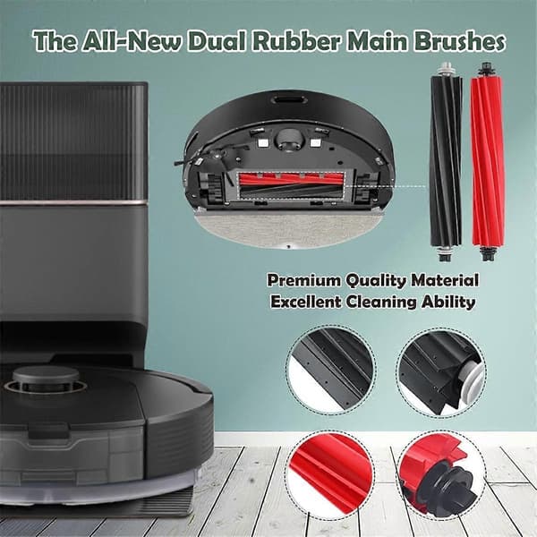 For Roborock Q5 Pro / Q5 Pro+ / Q8 Max / Q8 Max+ Robotstøvsuger Deler