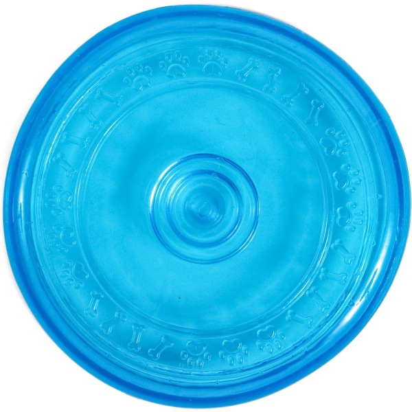 Gummi Frisbee Hundelegetøj - BLÅ