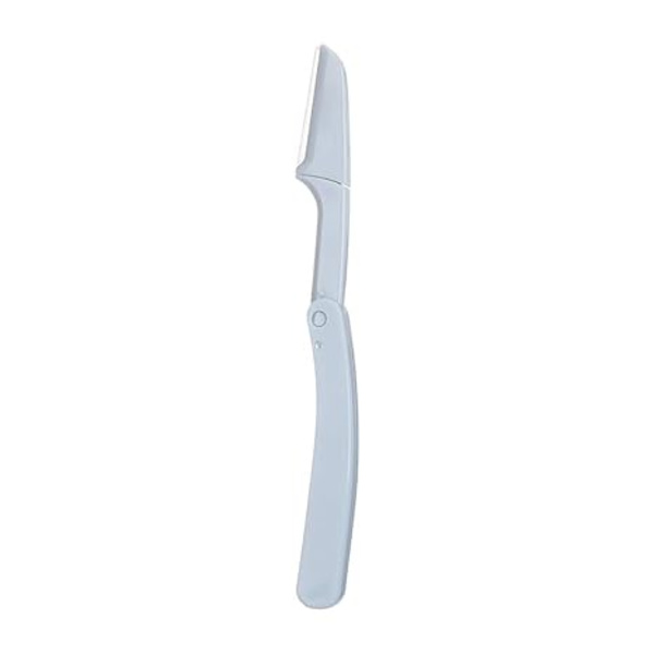 3PCS Foldbar Dame Ansigtsbarber Øjenbryns trimmer Blad Anti-Scratch Razor Makeup Værktøjer Øjenbryns trimmer Ansigtsbarber til Kvinder (Farve: Blå)