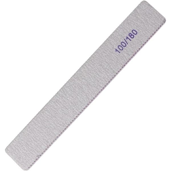 10 st Kvadratiska Emery Nagelfilar Personliga Nagelfilar med Slippapper 100/180 Hållbara