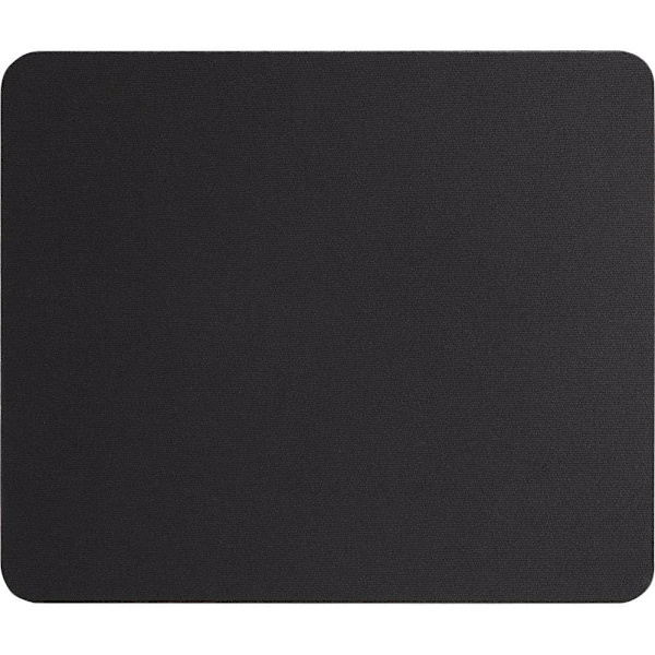 Musemåtte, 8 x 9 tommer, til computer eller gaming musematte, skridsikker bund, neoprenbagside og jerseyoverflade for jævn musekontrol (sort)