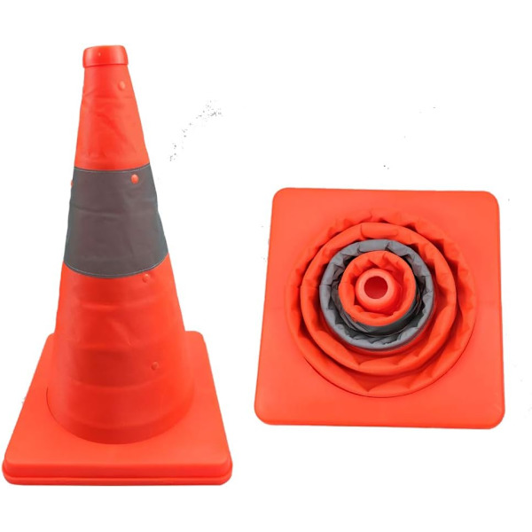Hopfällbara trafikkoner hopfällbara 30 cm orange multifunktionell säkerhetskon 30cm