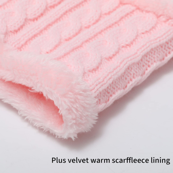 Baby Vinter Varma Stickad Mössa Spädbarn Småbarn Barn Virkad Päls Hårboll Mössa Pom Pom Mössa Baby Pojkar Flickor