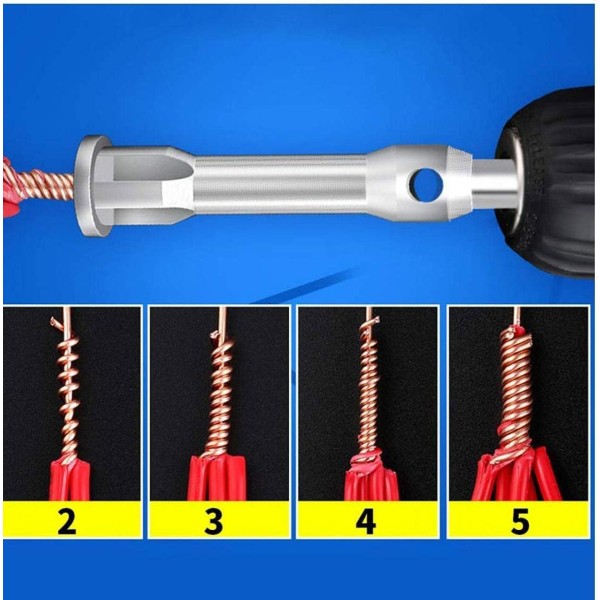 Trådstripper Hurtigkobling Elektrisk Kabelverktøy for Drill Parallel Grade