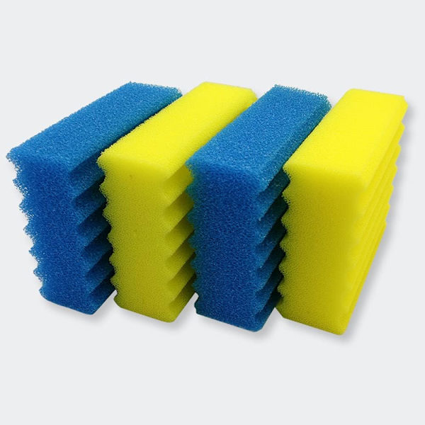 Reservedel Biologisk Filter CBF-350 Komplett sett med filtersvamper Skumfilter（24*20*7.5CM）