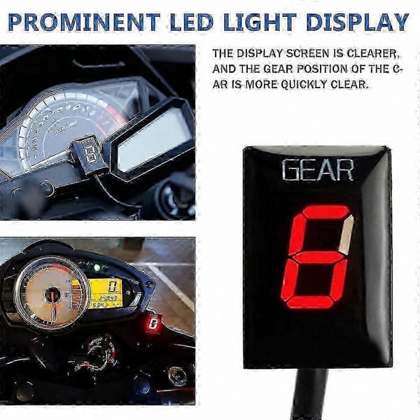 Universal Motorcykel LED Gear Indikator Display til 2010-2016 Z1000 Modeller Tilbehør