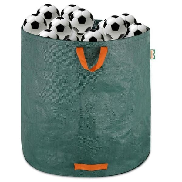 Set med 4 Trädgårdssäckar 500L - Robusta och Vattentäta - Lastkapacitet 50kg - Grön