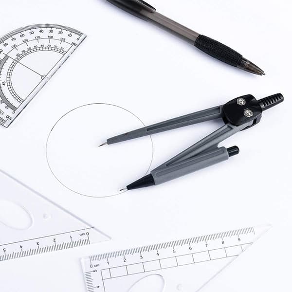 Geometri Sæt, Passer Geometri Værktøjer, Passer og Vinkelmåler Sæt