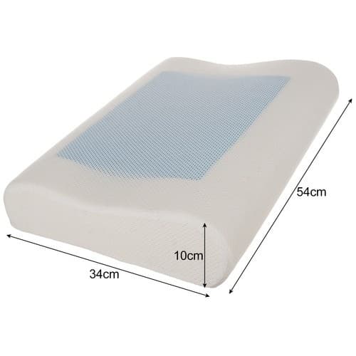 Ergonomisk pude / Memoryskum - Kølegel 1300