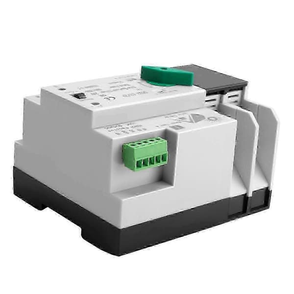 Fotovoltaisk solcelle ATS Automatisk fer Switch Din Skinne 2P AC220V ATS PV System Strøm til Cit)