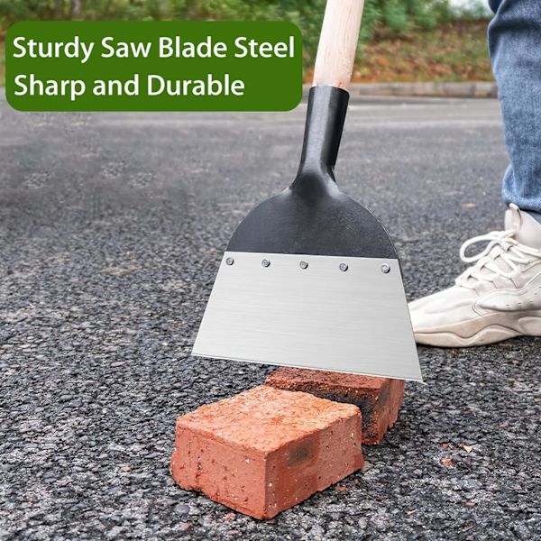 Hagespade, multifunksjonell rengjøringsspade, hageverktøy, hakke, for luking, rengjøring, isspade, snøfjerning Large