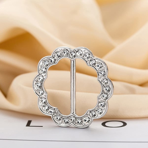 2 st Sjal Ringar Spänne för Kvinnor, Cubic Zirconia Silke Sjal Ring Spänne T-Shirt Klämmor Spänne Kläder Hörn Knuta Spänne Kläder Broscher