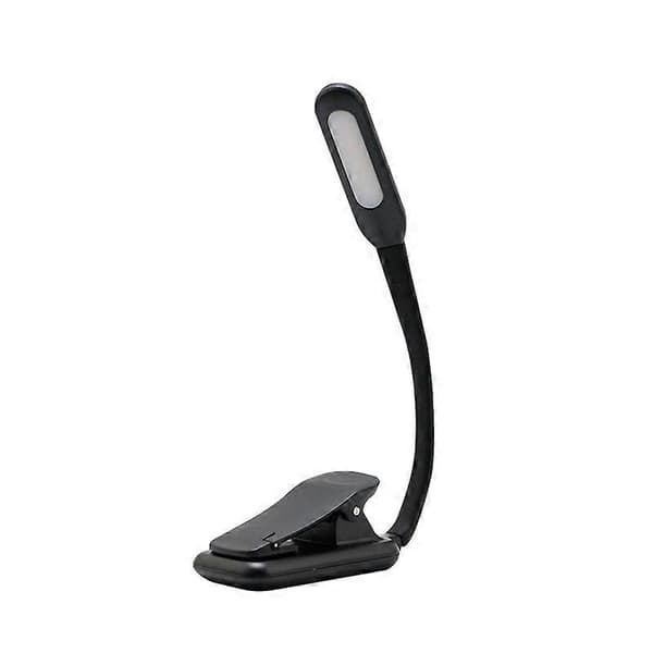 Boklampe med klips for lesing med 9 lysmoduser for bøker i sengen