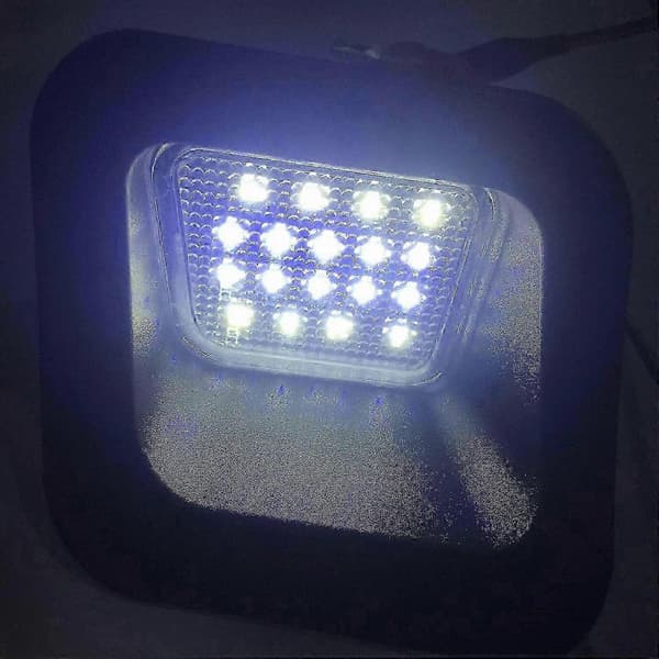 2 stk. LED nummerpladelygter til lastbiler og SUV'er, universel pasform