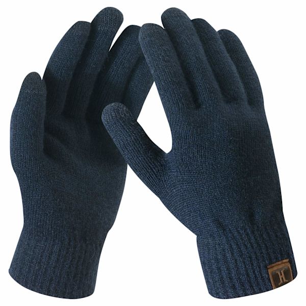 Dame Vinter Varme Berøringsskjerm Hansker Stretched Cashmere Magic Strikkede Hansker Fleece Stretch Strikkede Tykke Ullhansker Vinterhansker Utendørs