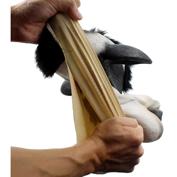 Dyremaske Kuhode Morsomt Maskerade For Voksne Utklede Ku Masker (svart)