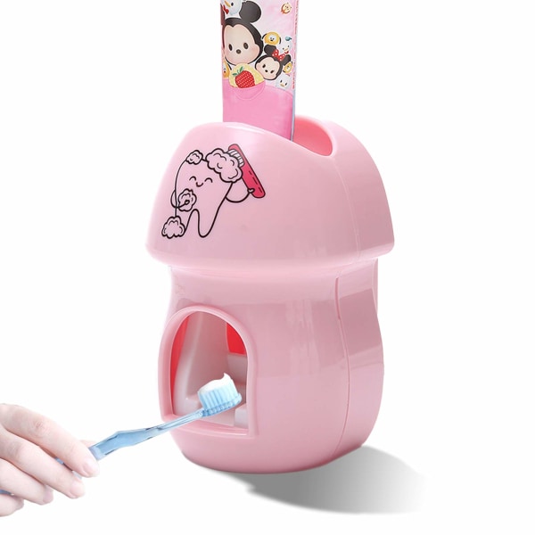 Automatisk tandkrämsdispenser Väggmonterad handsfree för barn och familj duschtvätt
