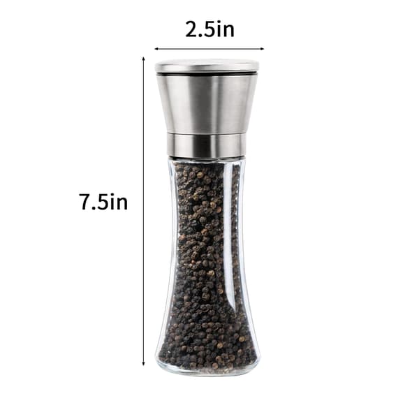 Salt- och pepparkvarn, peppar- och saltkvarn, kryddkvarn 5.11inch