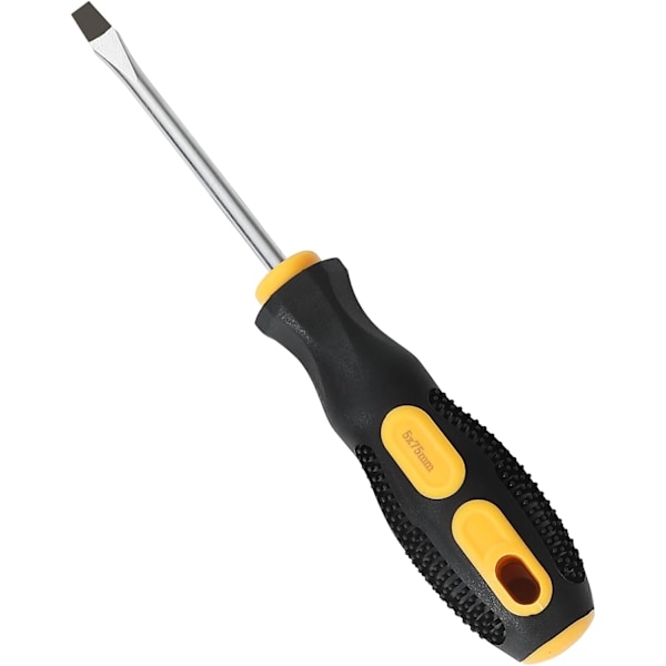 Spor 5×75mm skrutrekker med sklisikkert grep og magnetisk spiss
