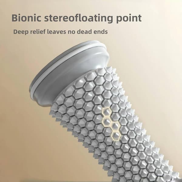 Fodrulle Massager til lindring af plantar fasciitis, manuel dybdevævs massager til cirkulation, refleksologi triggerpunkt terapi (lilla)