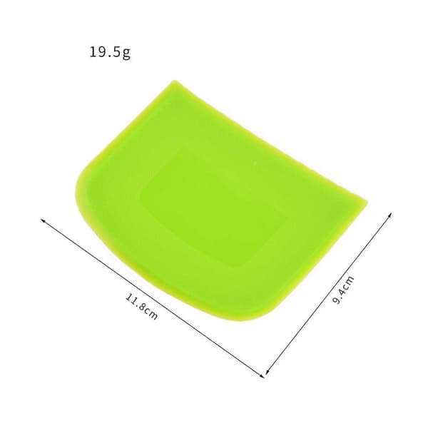 3 stk. deigskrape benkeskrape, fleksibel bolleskrape i plast