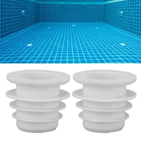 Vvikizy Poolrenser Ventilmuffe 2 stk. Poolrenser Skimmer Kegle Adapter Have