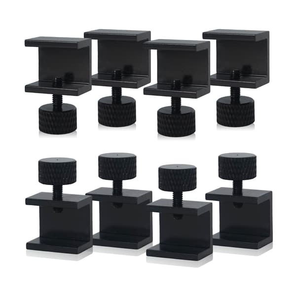 8 stk. 3D-printer glaspladeclips, 3D-printer gitterglasfikseringsklemme, opgraderingskit til varmt sengetrykplatform