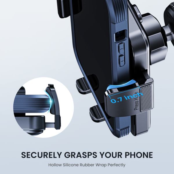 Bil Mobiltelefon Holder Bil 360° roterbar for iPhone Android